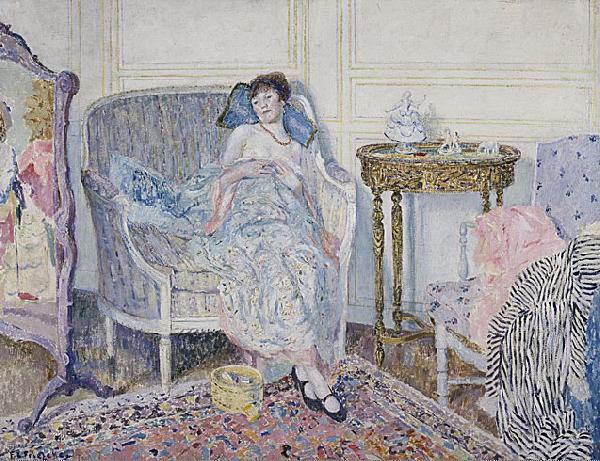 frederick carl frieseke In the Boudoir